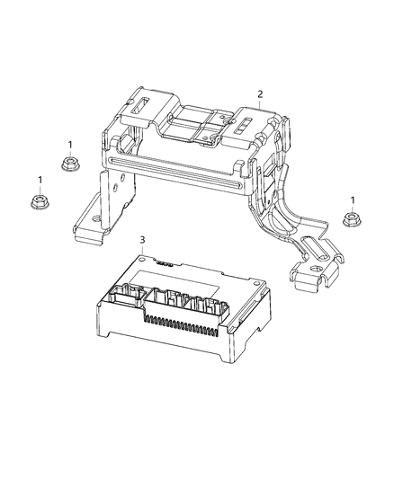 2021 Jeep Wrangler Modules, Body Diagram 13