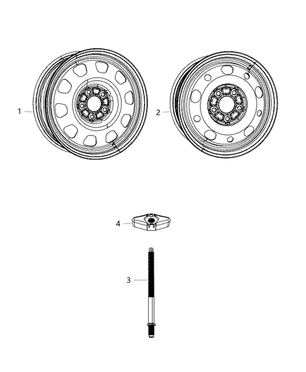 2014 Jeep Compass Spare Tire Stowage Diagram