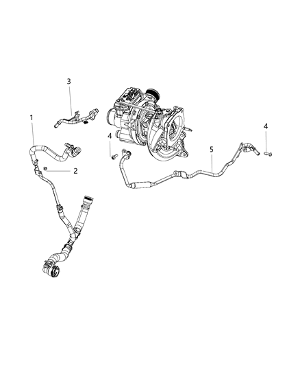 2021 Jeep Cherokee Turbo Charger Cooling Diagram