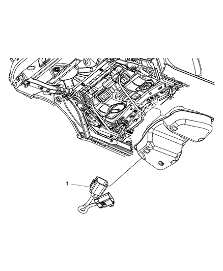2008 Chrysler Sebring Wiring Chassis & Underbody Diagram