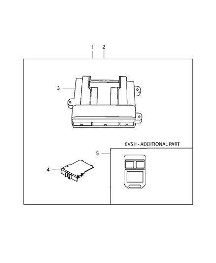 2007 Jeep Wrangler Alarm-Security Without KEYLESS Diagram for 82209991