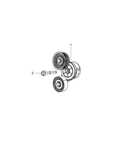 2012 Ram 1500 Pulley & Related Parts Diagram 2