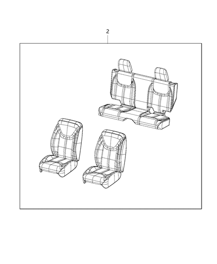 2015 Jeep Wrangler Leather-Interior Diagram for 68212439AA