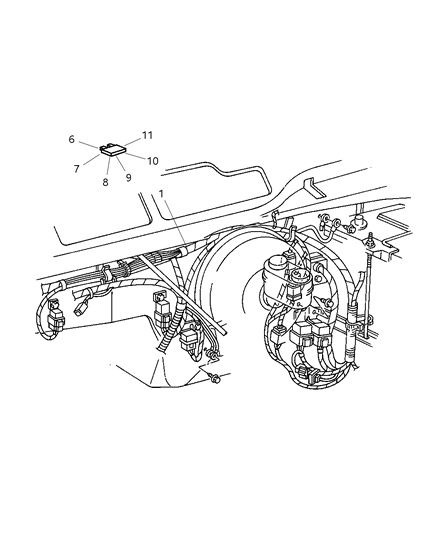 2001 Jeep Grand Cherokee Wiring-HEADLAMP To Dash Diagram for 56042822AE