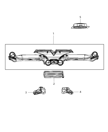 2011 Jeep Wrangler Air Ducts Diagram