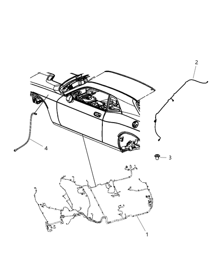 2010 Dodge Challenger Wiring-Unified Body Diagram for 68056018AA