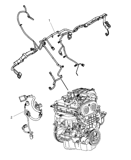 2010 Dodge Avenger Wiring - Engine Diagram 1