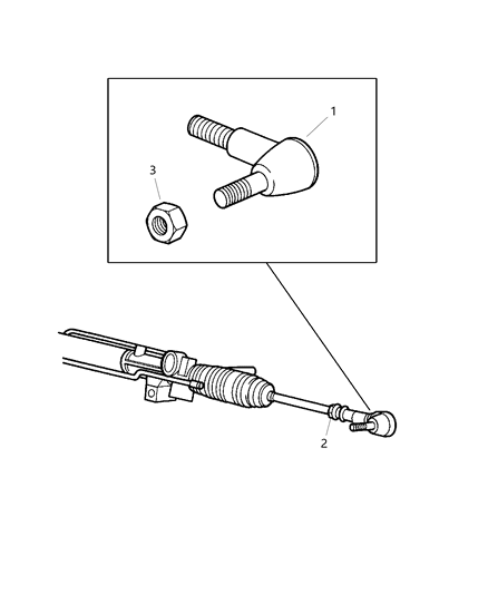 1997 Chrysler Town & Country Tie Rod Ends Diagram