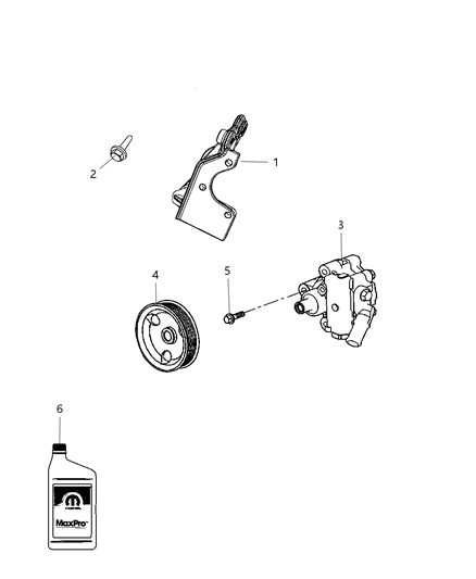 2010 Dodge Charger Power Steering Pump Diagram