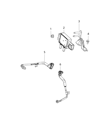 2013 Ram 4500 Bracket-Exhaust Particulate Filter Diagram for 68137183AB