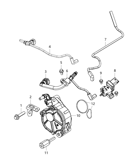 2013 Jeep Grand Cherokee Vacuum Pump Vacuum Harness Diagram