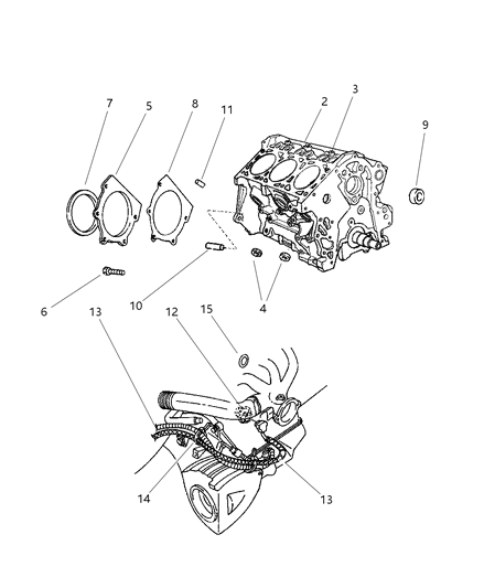 1997 Dodge Intrepid Cylinder Block Diagram 1