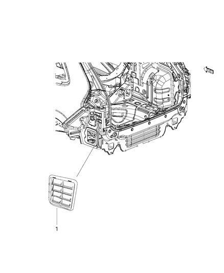2014 Jeep Cherokee Air Duct Exhauster Diagram