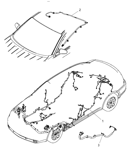2008 Chrysler Sebring Wiring-Unified Body Diagram for 5084936AE