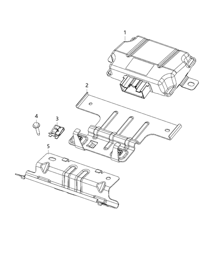 2021 Jeep Cherokee Modules, Body Diagram 15