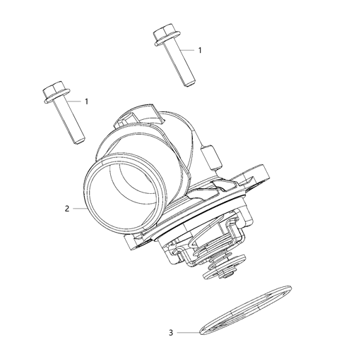 2021 Jeep Wrangler Thermostat & Related Parts Diagram 3