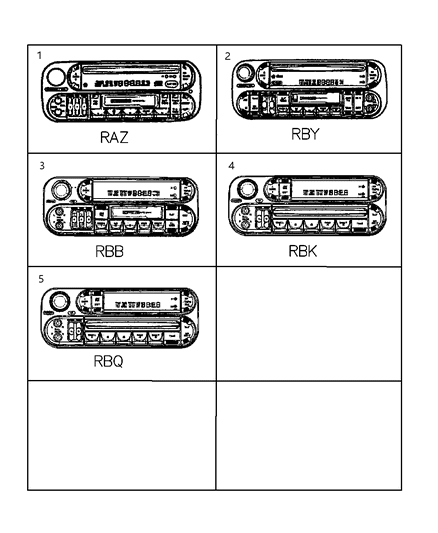 2005 Dodge Ram 3500 Radio-AM/FM Cd W/NAV/DVD & Cd-Ctr Diagram for 56043286AD