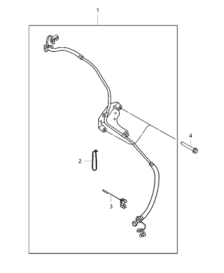 2013 Ram 3500 Tube-Fuel Supply Diagram for 68189257AA
