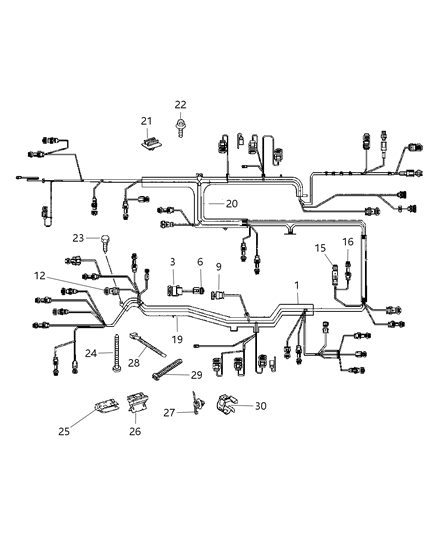 2008 Dodge Sprinter 3500 Screw-Tapping Diagram for 5179069AA
