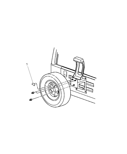 2006 Jeep Wrangler Spare Tire Diagram