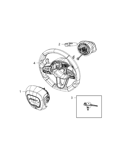 2019 Dodge Charger Module, Brake Pedal Sensor & Steering Diagram