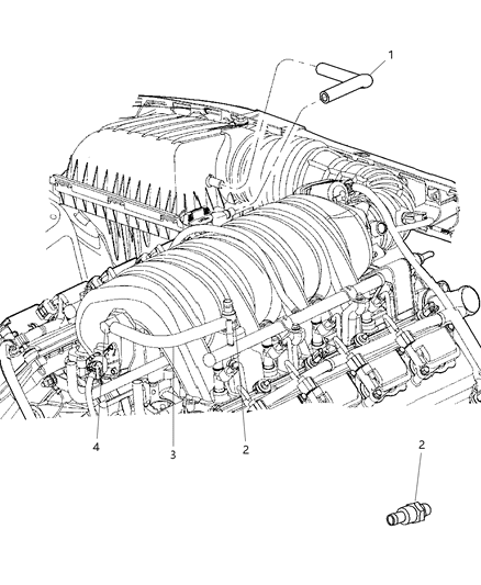 2007 Dodge Magnum Crankcase Ventilation Diagram 4