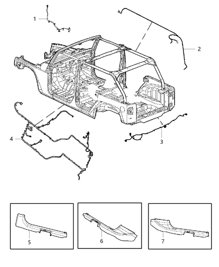 2014 Jeep Wrangler Wiring-HARDTOP Diagram for 68088037AA