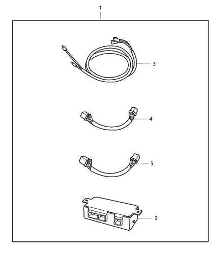 2007 Jeep Liberty Wiring-RCVR To MUX Diagram for 5066206AA