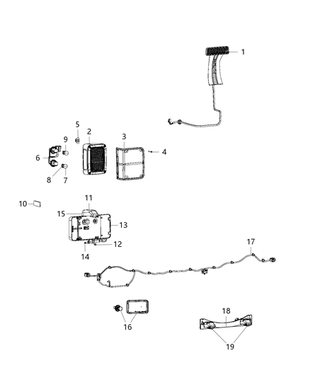 2015 Jeep Wrangler Lamp-Tail Stop Turn Diagram for 55077891AF