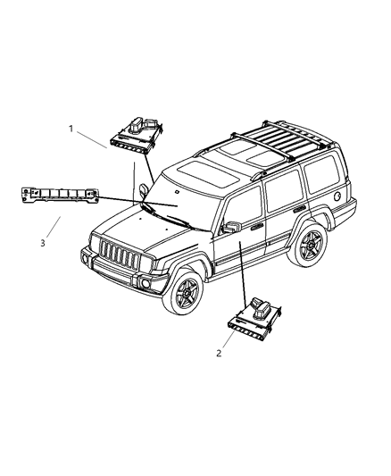 2009 Jeep Commander Switches Seat Diagram