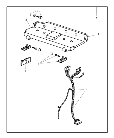 2002 Jeep Wrangler Speaker Kit - Sub Woofer Diagram