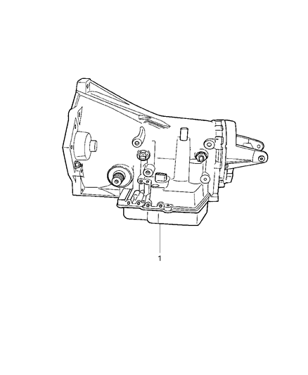 2002 Chrysler Concorde Transaxle Assembly, Seal & Gasket Package Diagram