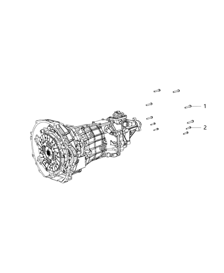 2015 Dodge Viper Screw-HEXAGON FLANGE Head Diagram for 6101743