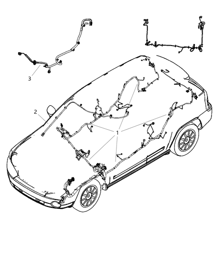 2008 Jeep Compass Wiring-Unified Body Diagram for 5084395AC