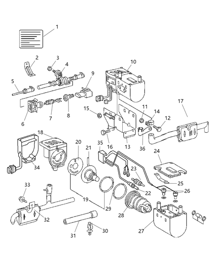 2003 Dodge Sprinter 3500 Screw-Tapping Diagram for 6104580AA