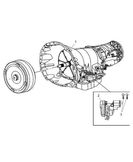2006 Dodge Ram 2500 Automatic Transmission Throttle Control Lever Diagram