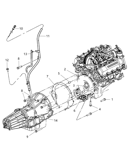 2007 Jeep Liberty Cover-Engine Diagram for 53013813AB