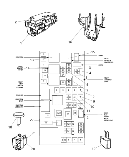 2012 Dodge Grand Caravan Cover-Totally Integrated Power Mo Diagram for 68083376AA