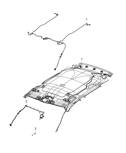 2021 Jeep Compass Wiring - Overhead Diagram