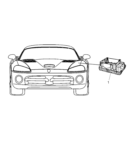 2010 Dodge Viper Modules Brakes, Suspension And Steering Diagram