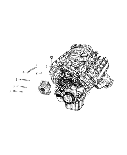 2020 Jeep Grand Cherokee Generator/Alternator & Related Parts Diagram 7