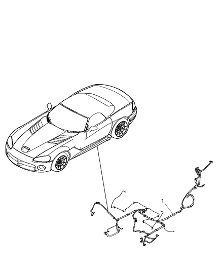 2008 Dodge Viper Wiring Chassis & Underbody Diagram