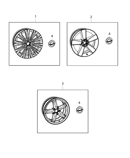 2014 Chrysler 300 Wheel Kit Diagram