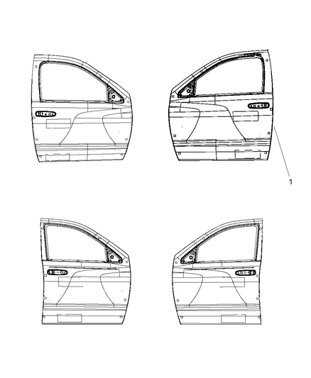 2009 Dodge Ram 5500 Doors Diagram