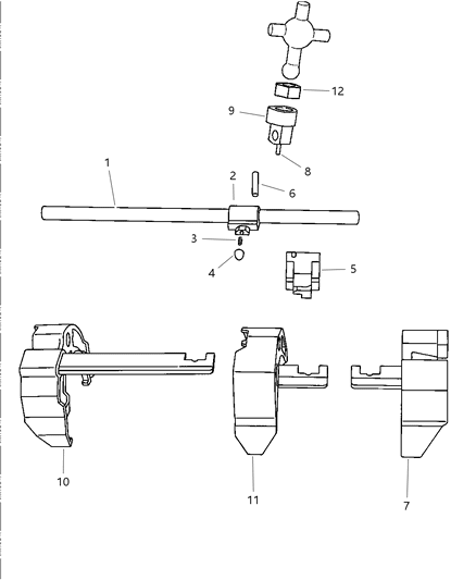 2001 Jeep Cherokee Fork-First And Second Diagram for 5013178AA