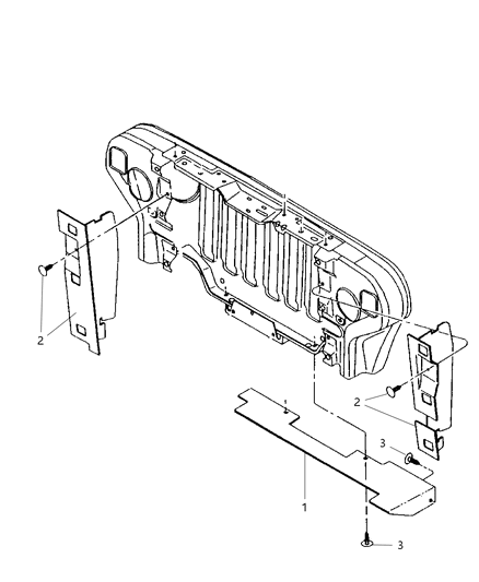 2006 Jeep Wrangler Seals - A/C Condenser Diagram