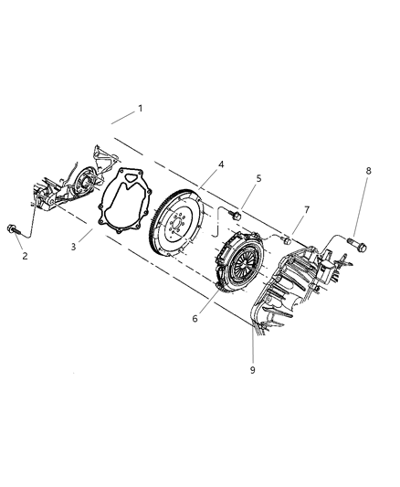 2007 Jeep Compass Transaxle Assembly Diagram 1