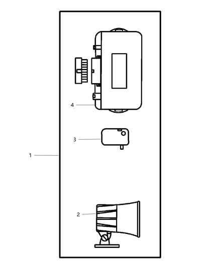 2001 Dodge Durango Wiring Kit-Alarm Security Plus Diagram for 82206776