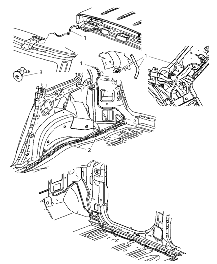 2007 Chrysler Pacifica Rear Washer System Diagram
