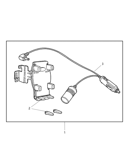 2000 Chrysler Concorde Hardware-Accessory Diagram for 5018103AA